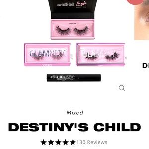 One set of 3 Magnetic Lashes with lash liner